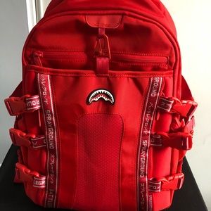 Red Sprayground backpack